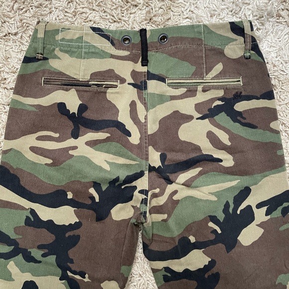 Rag & Bone camouflage pant Buckley frayed hem size 25 - Picture 8 of 13